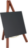 American Metalcraft MNIMKR3 Mini Chalkboard with Mahogany Wood Easel 6"W X 10"H 3 Pack