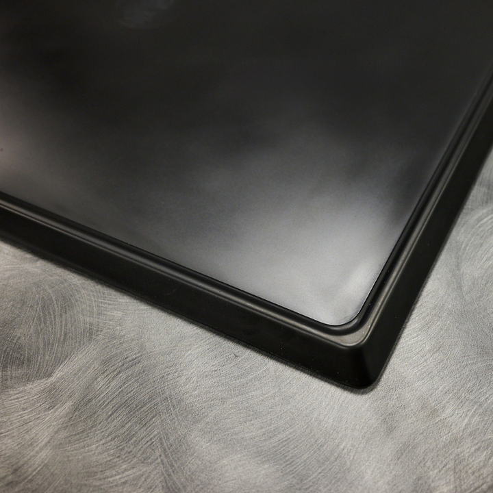 American Metalcraft MNST17 17 5/8" x 13 1/4" Rectangular Melamine Non-Skid Serving Tray American Metalcraft