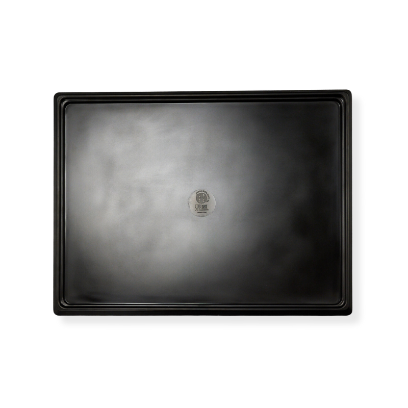 American Metalcraft MNST17 17 5/8" x 13 1/4" Rectangular Melamine Non-Skid Serving Tray American Metalcraft
