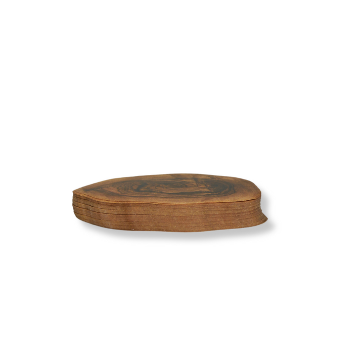American Metalcraft PPW7 7" x 5" Olive Wood Cheese Paper 250/Pack American Metalcraft