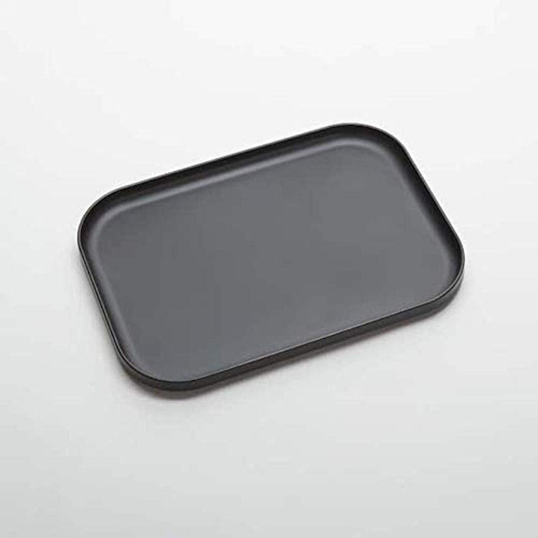 American Metalcraft MTB14 14" Rectangle Black Melamine Tray American Metalcraft
