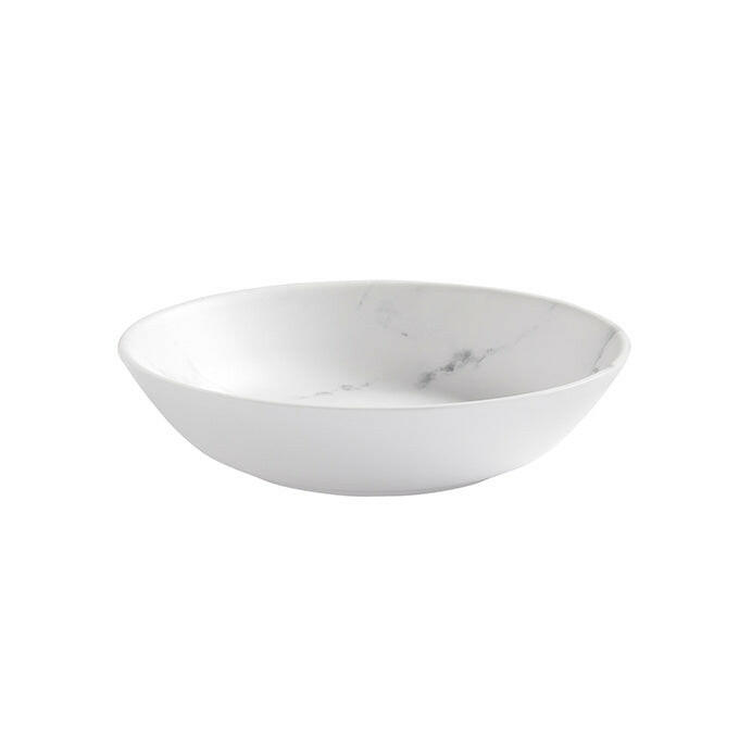 American Metalcraft MCB16MA Mix and Matte White 16 oz 6.5" Melamine Bowl American Metalcraft