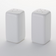 American Metalcraft CSPS3 2.5 oz Ceramic Square Salt & Pepper Shaker Set American Metalcraft
