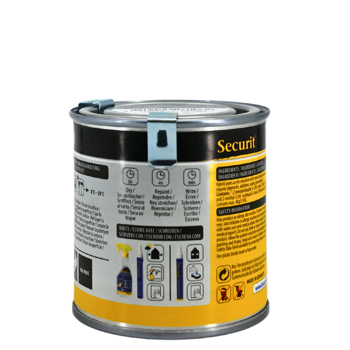 American Metalcraft PNTBLSM 250ml Water Based Black Acrylic Chalkboard Paint
