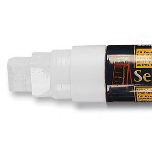 American Metalcraft 4 Pack White Big Tip Chalk Markers (SMA720V4WT) American Metalcraft