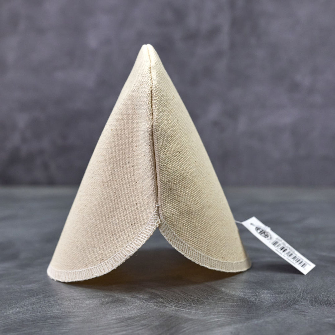 American Metalcraft CWSP5 5.5" Cream Round Canvas Pouch