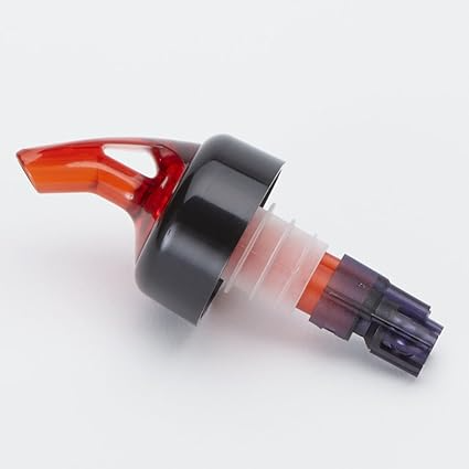 American Metalcraft PR78925 Red Spout / Purple Base 1/8 Oz Measured Pourer American Metalcraft
