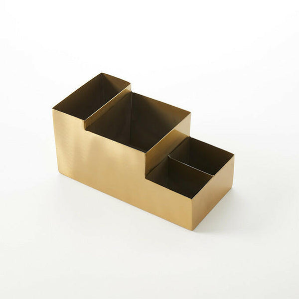 American Metalcraft BARG5 Gold 4 Compartment Coffee Caddy American Metalcraft