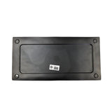 American Metalcraft  MBR18 18" Rectangular Dual Tone Black Marble Melamine Serving Platter