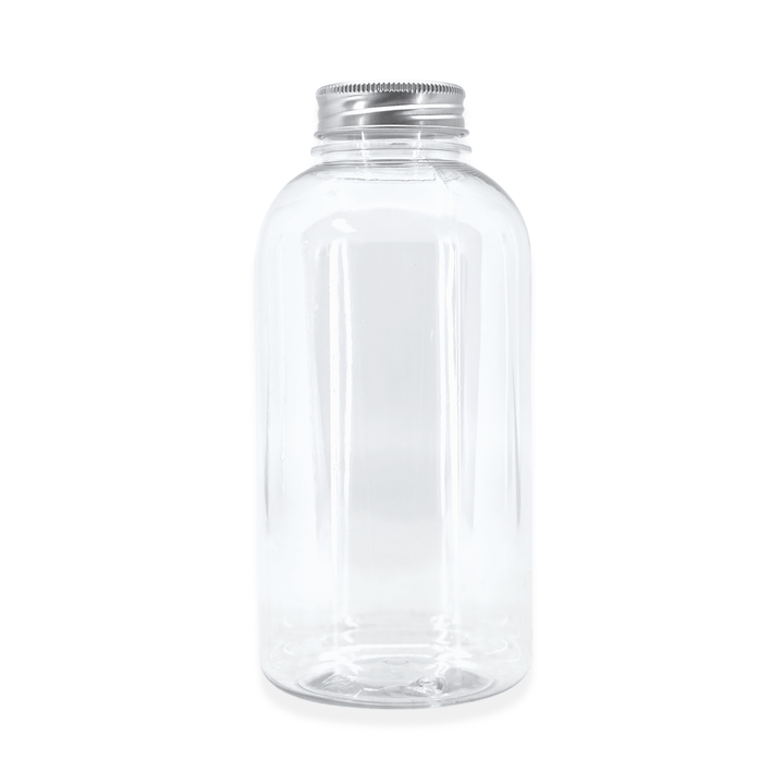 American Metalcraft BV8 8 oz Plastic Beverage Bottle with Aluminum Lid American Metalcraft