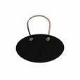 American Metalcraft TAGBOTTLE Chalk Board Bottle Tag Hanger 6 Pack American Metalcraft