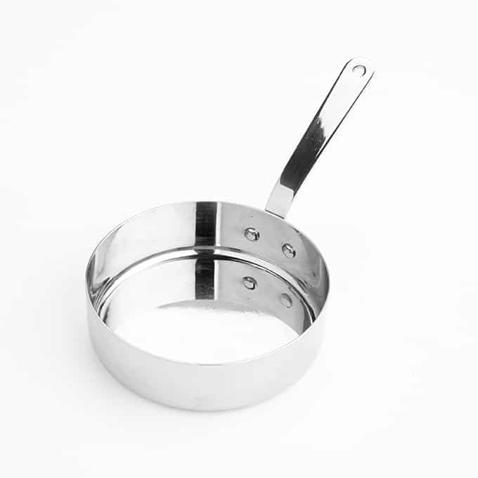 American Metalcraft SHIP41 Stainless Steel 13 oz Mini Induction Ready 4.75" Fry Pan