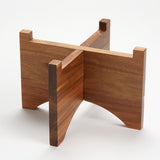 American Metalcraft JBASEA8 Acacia Wood 11.875" x 11.875" x 7.75" Base for JUICE6 Juice Dispenser