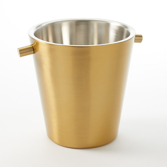 American Metalcraft GDWC7 Gold Plated Double Wall Satin Stainless Steel Champagne Holder