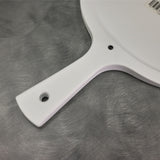 American Metalcraft FSRW11  12" Round White Faux Slate Serving Peel