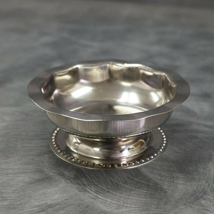 American Metalcraft 3500 3.5 oz Stainless Steel Footed Sherbet Dish American Metalcraft