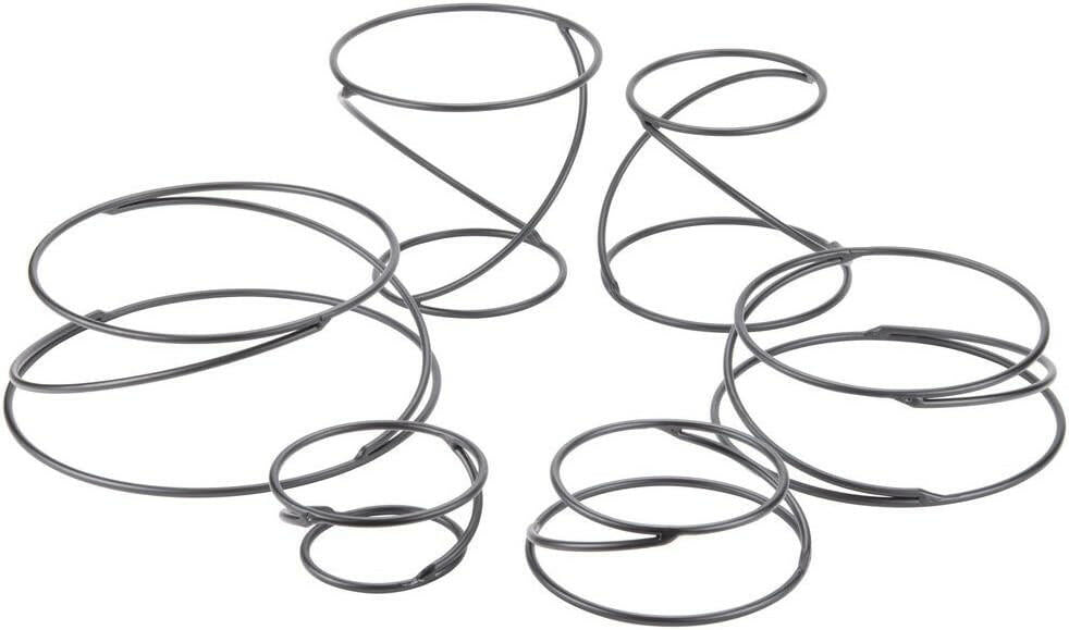 American Metalcraft LWUS6 Wrought Iron Riser Set of 6 American Metalcraft