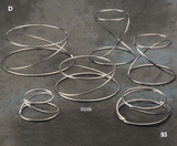 American Metalcraft SSUS6 Stainless Steel Swirl Riser 6 Piece Set