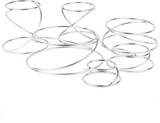 American Metalcraft SSUS6 Stainless Steel Swirl Riser 6 Piece Set