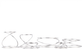 American Metalcraft SSUS6 Stainless Steel Swirl Riser 6 Piece Set