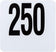 American Metalcraft 4" Table Numbers 201-250