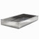 American Metalcraft SBHL 17.25" x 9.5" Rectangular Hammered Double Walled Stainless Steel Crate