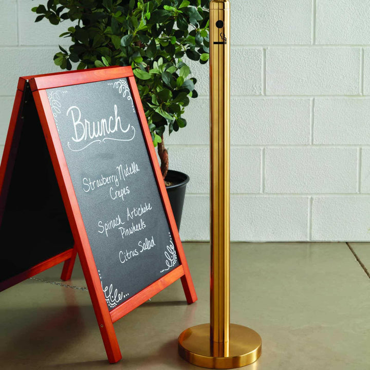 American Metalcraft SPGDSM Gold 40" Free Standing Smoker Pole American Metalcraft
