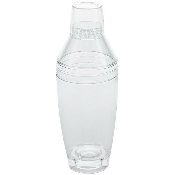 American Metalcraft PCS8 8 oz Clear Plastic Cocktail Shaker American Metalcraft