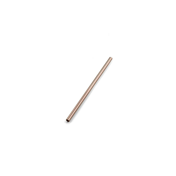 American Metalcraft STWC6 Copper 6" Stainless Steel Straw 12 Pack American Metalcraft