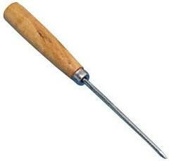 American Metalcraft IC79 8-3/8" Steel Ice Pick with Wooden Handle American Metalcraft