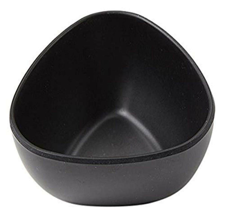 American Metalcraft TSCB4 4 Oz Black Triangular Sauce Cup American Metalcraft