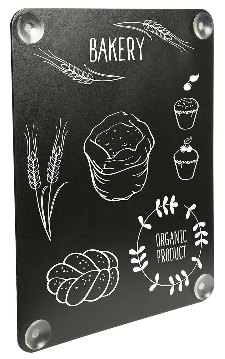 American Metalcraft PFW2736BL 10-7/8" x 13-7/8" Rectangular Double-Sided Window Chalkboard American Metalcraft