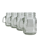 American Metalcraft MMJS 4 oz mini Mason Jar Set of 4
