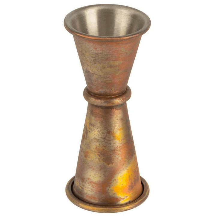 American Metalcraft ACJ4 1 oz X 1.5 oz Antique Copper Jigger American Metalcraft