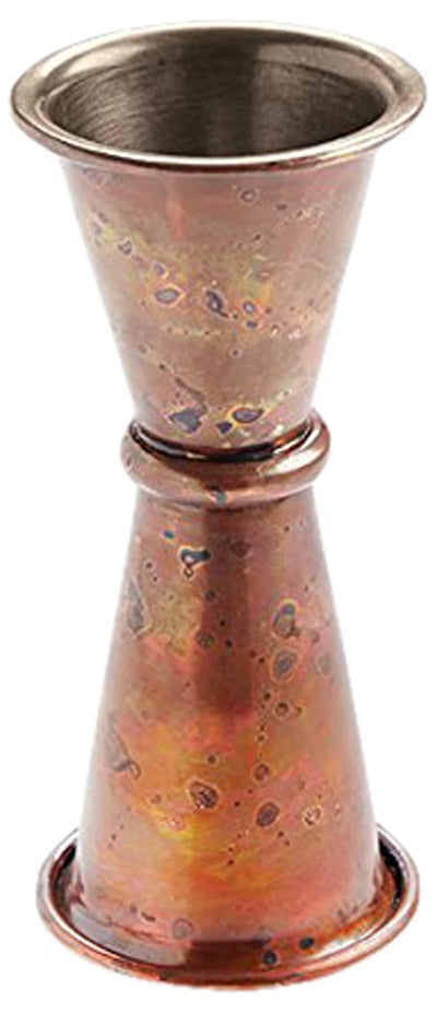 American Metalcraft ACJ 1 oz x 2 oz Antique Copper Jigger