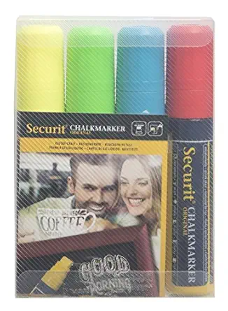 American Metalcraft 4 Pack Assorted Big Tip Chalk Markers (SMA720V4) American Metalcraft