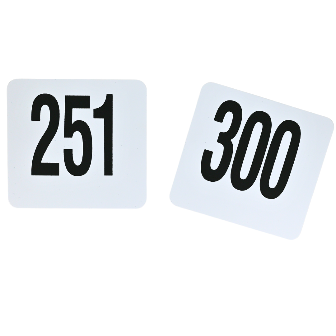 American Metalcraft 4" Table Numbers 251-300