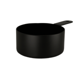 American Metalcraft BCB 3-3/4" Black Coaster for Retractable Barriers