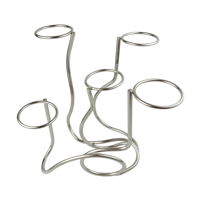 American Metalcraft WS5 Stainless Steel 5-Cone Stand American Metalcraft