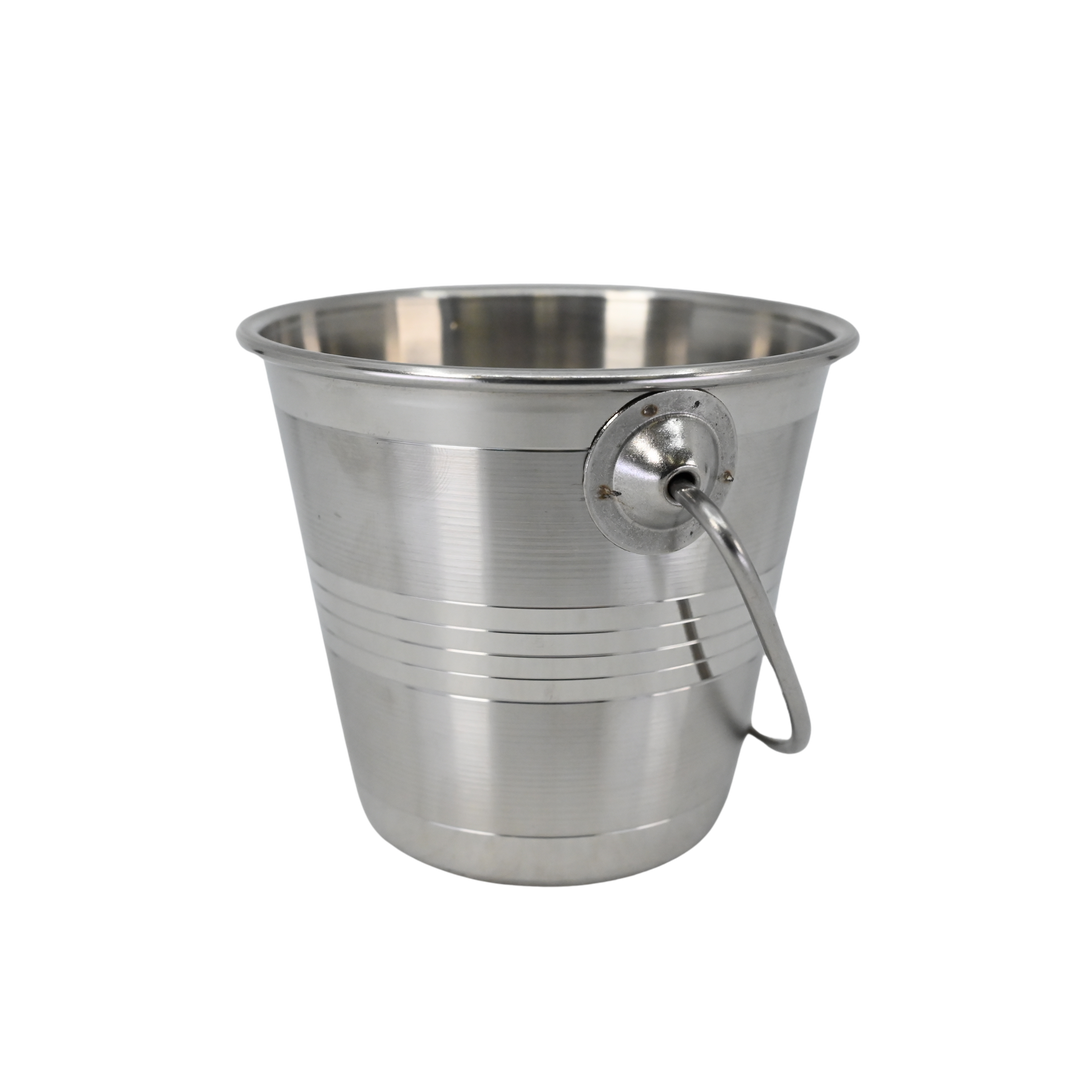 American Metalcraft SSP35R Stainless Steel Pail with Rings 12 oz
