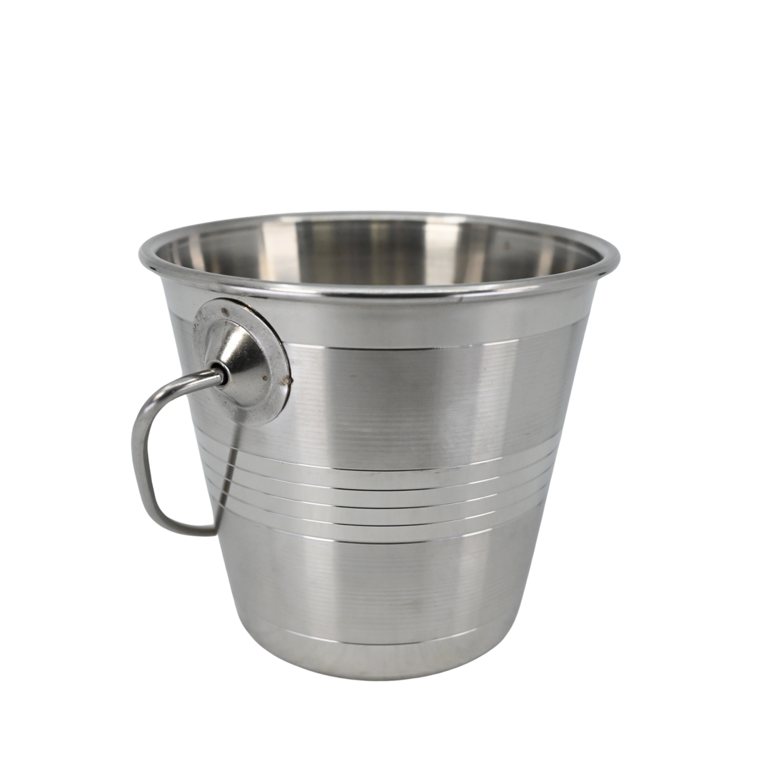 American Metalcraft SSP35R Stainless Steel Pail with Rings 12 oz