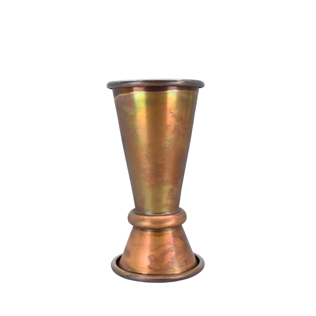 American Metalcraft ACJ12 .5 oz x 1.5 oz Antique Copper Jigger