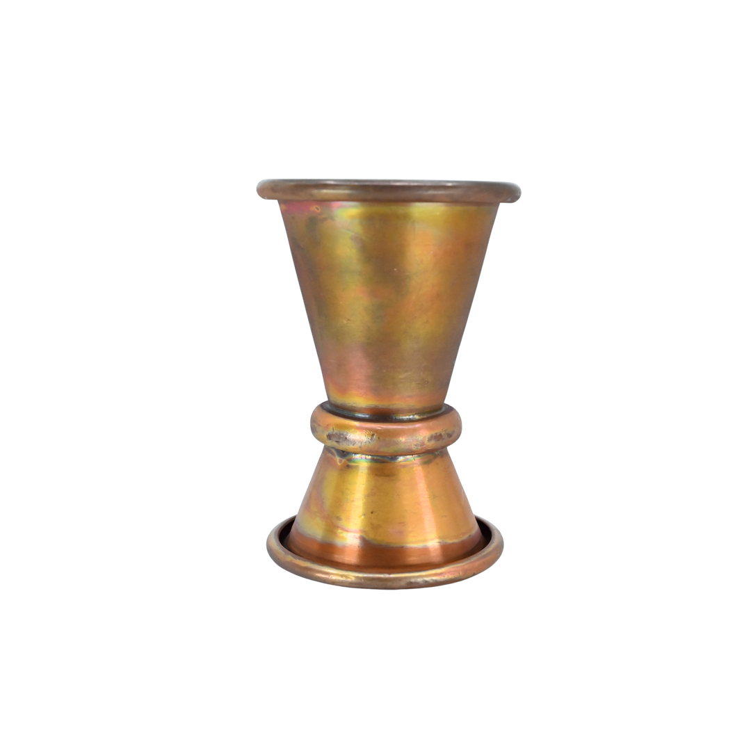 American Metalcraft ACJ1 .5 oz x 1 oz Antique Copper Jigger