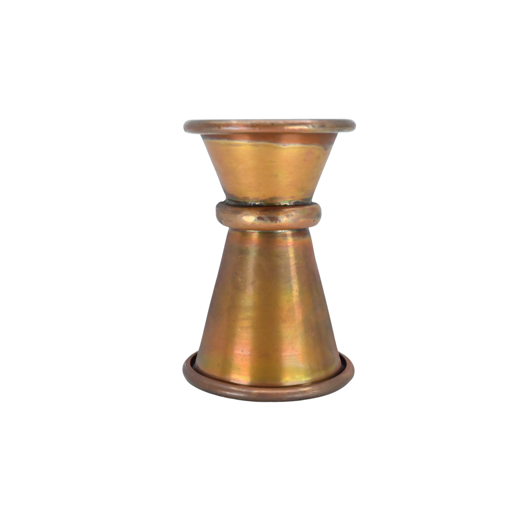 American Metalcraft ACJ1 .5 oz x 1 oz Antique Copper Jigger