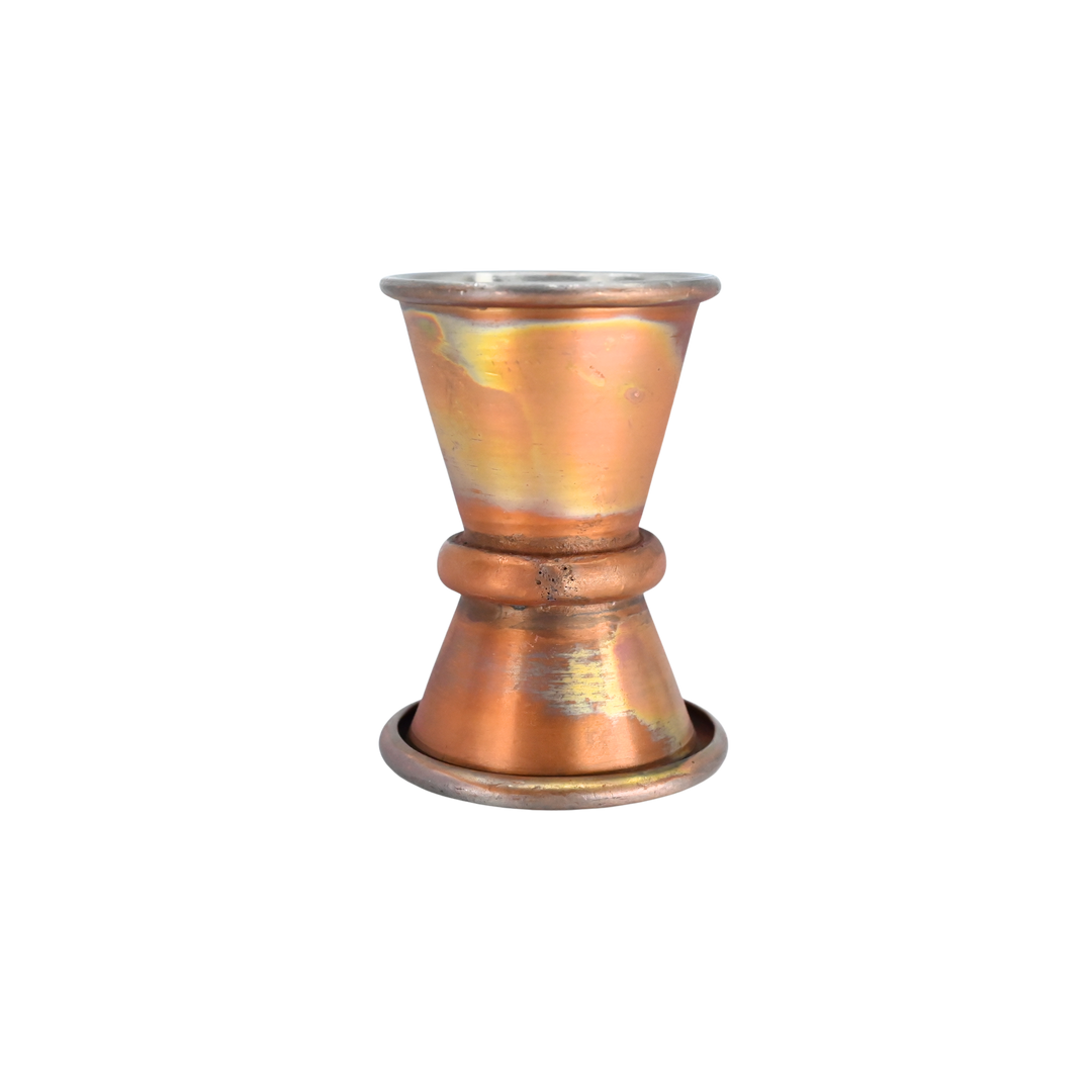 American Metalcraft ACJ2 .5 oz x .75 oz Antique Copper Jigger