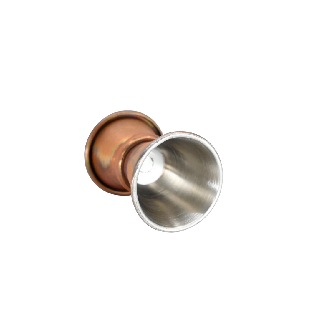 American Metalcraft ACJ2 .5 oz x .75 oz Antique Copper Jigger
