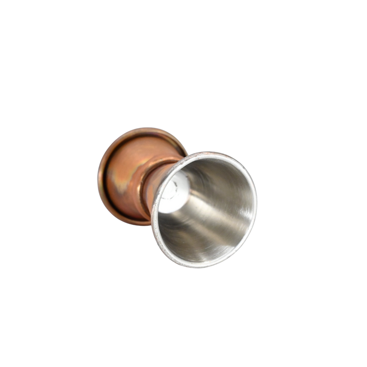 American Metalcraft ACJ2 .5 oz x .75 oz Antique Copper Jigger