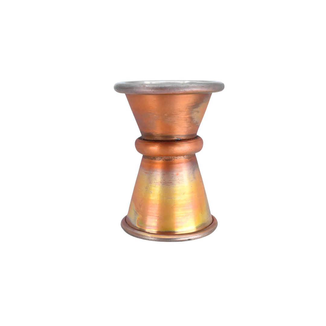 American Metalcraft ACJ2 .5 oz x .75 oz Antique Copper Jigger