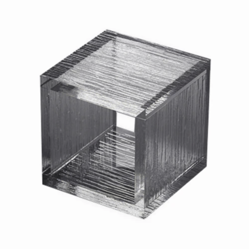 American Metalcraft AC555 5" Square Acrylic Glacier Riser