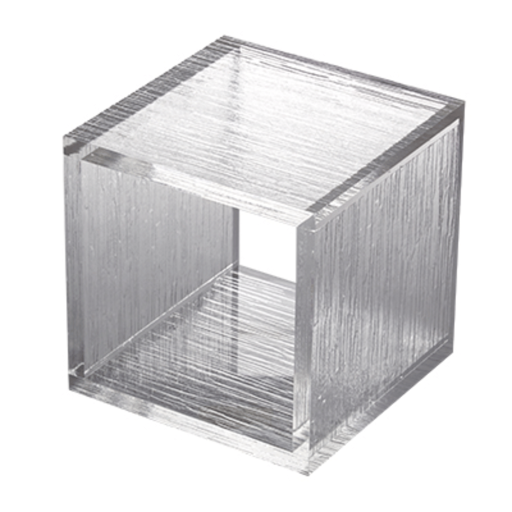 American Metalcraft AC777 7" Square Acrylic Glacier Riser